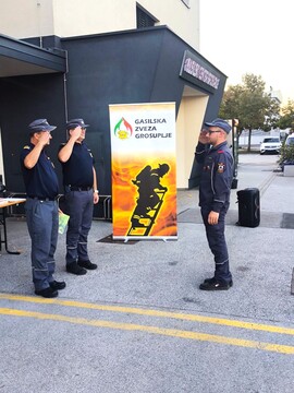 Podelitev činov in priznanj operativnim gasilcem